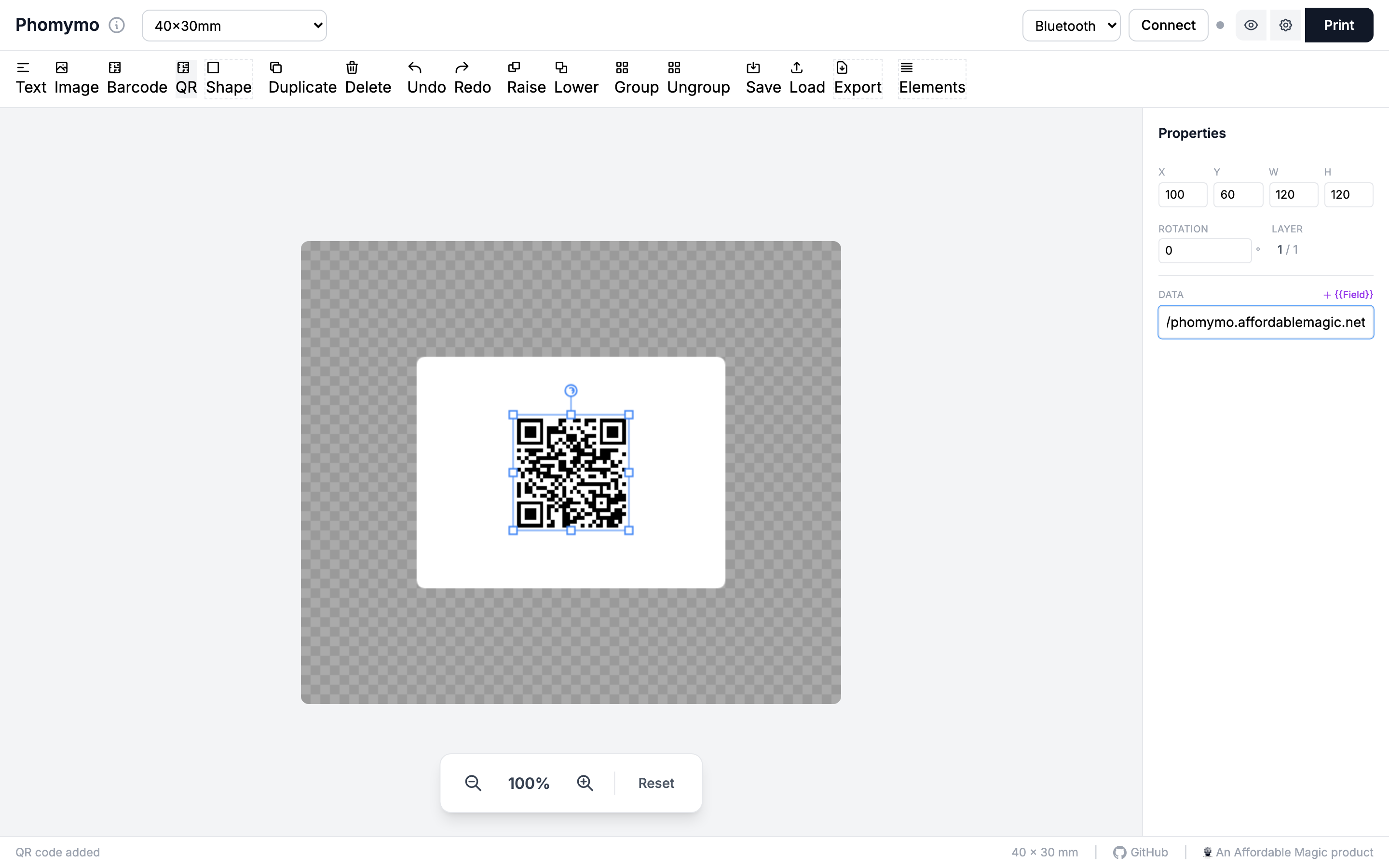 QR modified